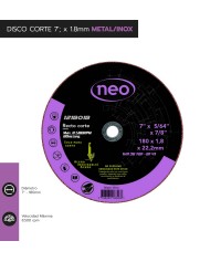 DISCO CORTE 7q x 1.8mm...