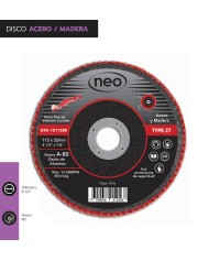 DISCO FLAP 4 1/2q ACERO /...