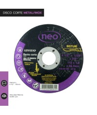 DISCO CORTE 4 1/2q x 1,0mm...