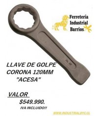 LLAVE DE GOLPE CORONA 120...