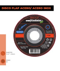 DISCO FLAP 4 1/2" METAL /...