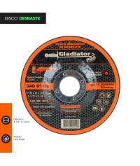 DISCO DESBASTE 4 1/2" x 6 x...