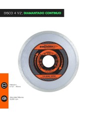 DISCO 4 1/2" DIAMANTADO...
