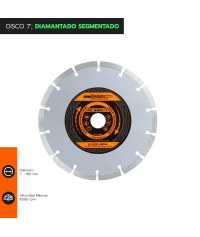 DISCO 7" DIAMANTADO...
