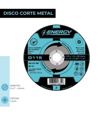 DISCO CORTE 4 1/2" x 1.2mm...