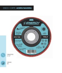 DISCO FLAP 4 1/2" ACERO /...
