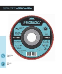 DISCO FLAP 4 1/2" ACERO /...